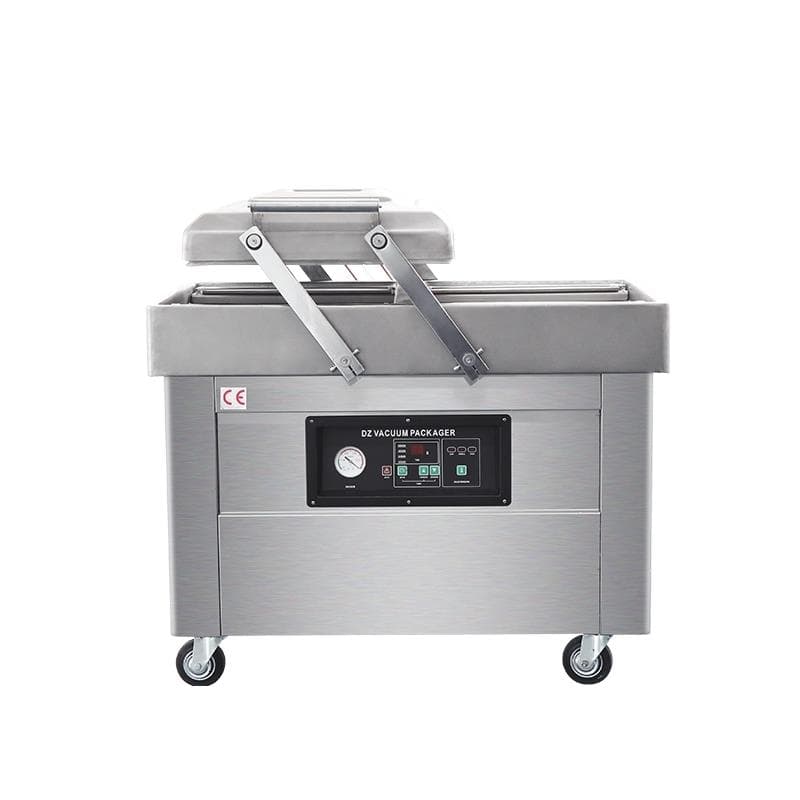 Напольная двухкамерная вакуум-упаковочная машина Hualian Machinery DZ-400/2SB SS нерж