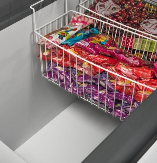 Ларь морозильный Gellar FG 775 E (FG 750 E) красный