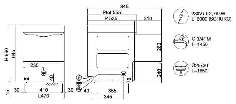 Стаканомоечная машина Compack X28E