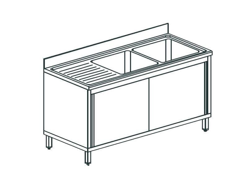 Ванна моечная Apach Chef Line L2S186-54LWSD