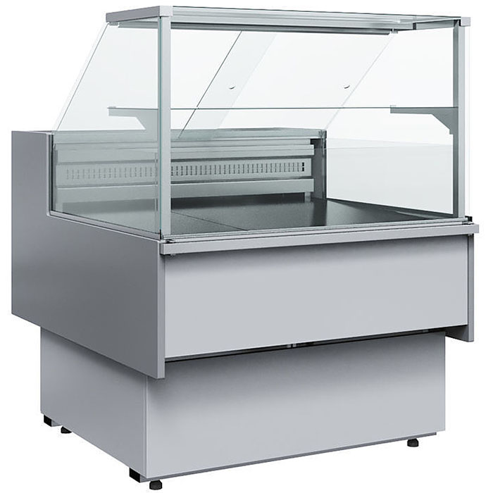 Витрина холодильная Carboma GC110 SM 1,5-1 0011-9006 (статика, с боковинами)