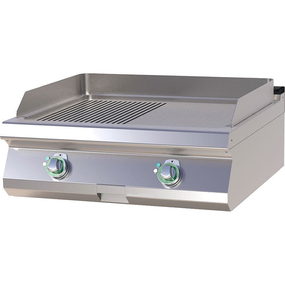 Жарочная поверхность Azimut FTHR 708 E, гладкая+рифленая поверхность