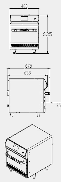 Микроволновая печь Kocateq MWO IMPG 2400/2500 13 SC