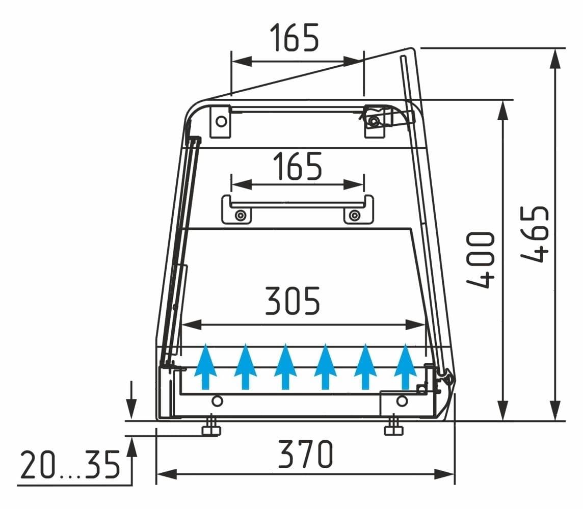Витрина холодильная Carboma AC38 SM 1,0-11