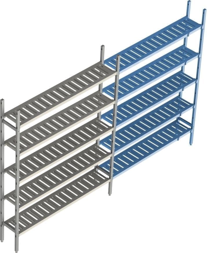 Стеллаж модульный Polair Load.Me Poly 16AL.5PP40.18Е, доп. линейный