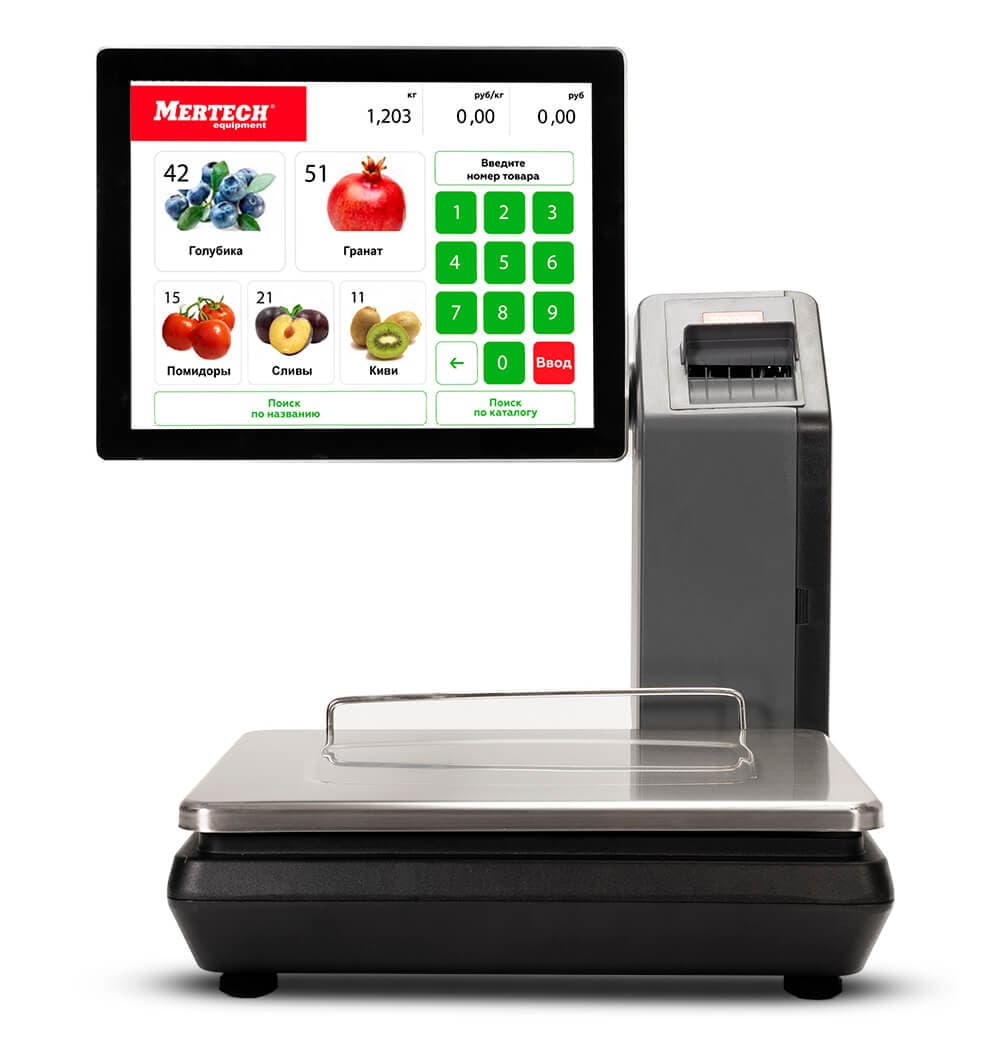 Весы с печатью этикеток M-ER 725 PM-32.5 (15", USB, Ethernet, Wi-Fi)