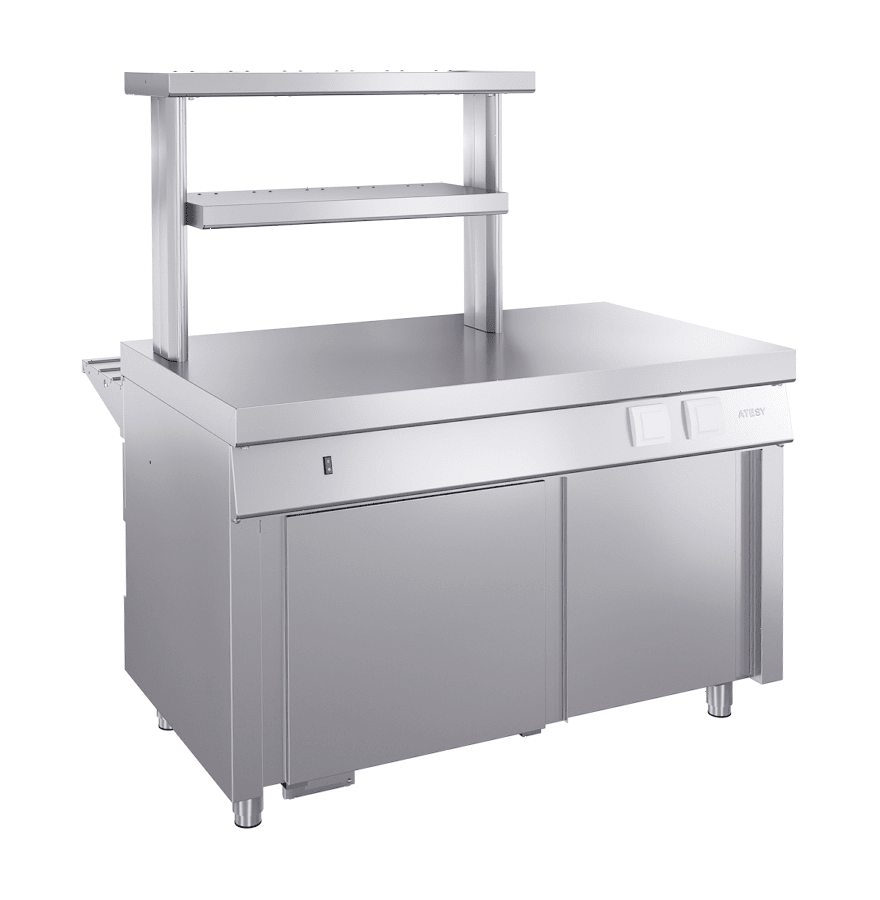Прилавок горячих напитков Atesy Ривьера ПГН-1200-02-О без полок