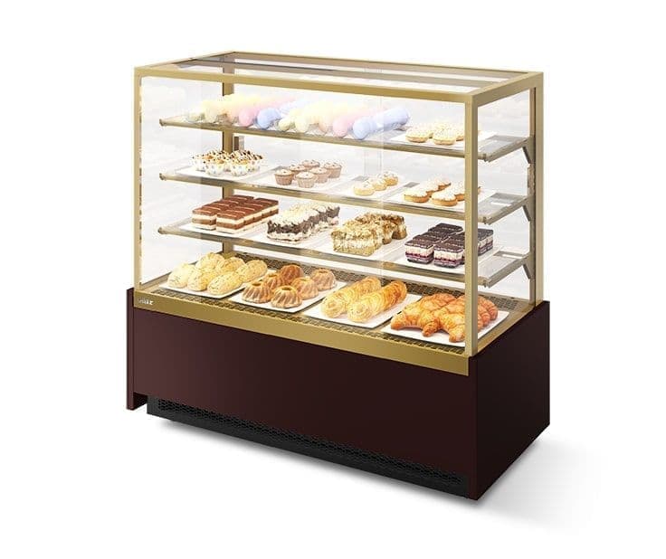 Витрина кондитерская Chilz Vete Kub 90 шоколад/золотой глянец