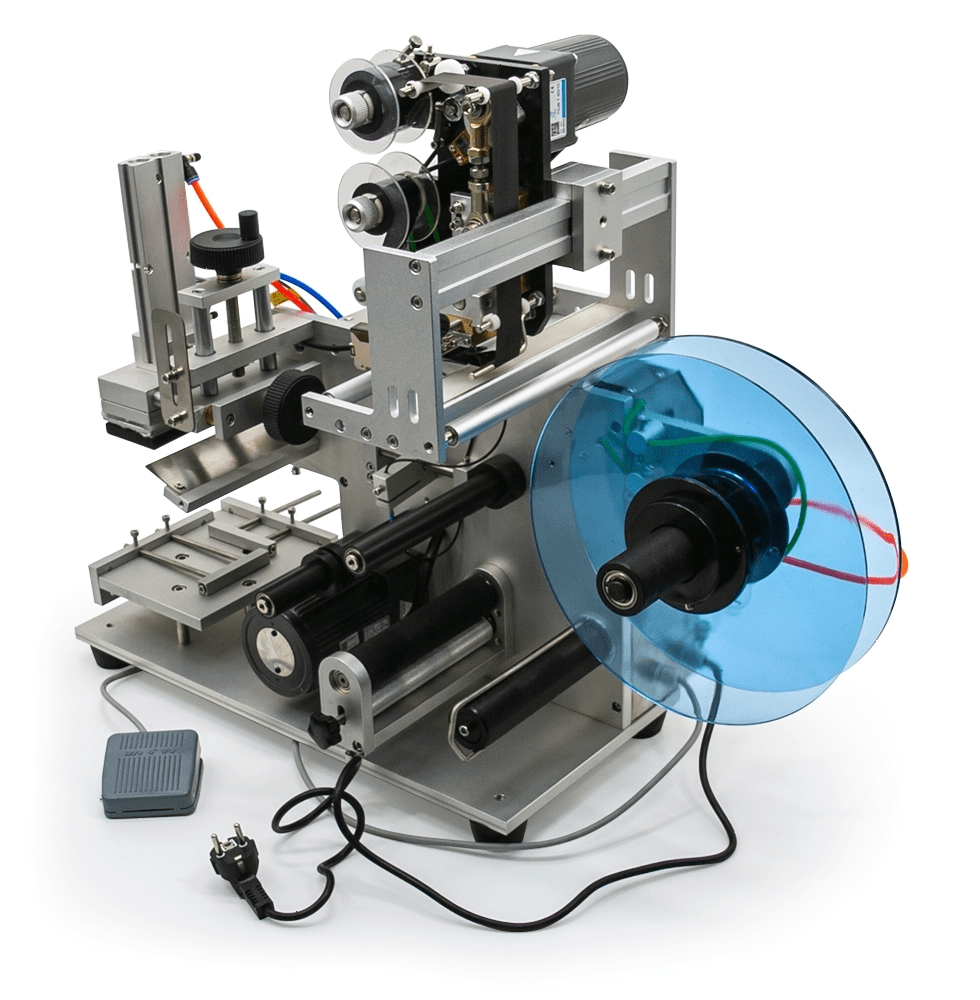Этикетировщик полуавтоматический для плоских поверхностей Магикон MPFL-60A