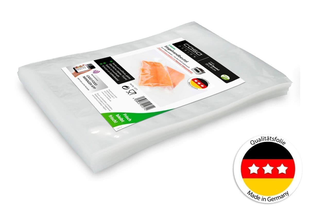 Пакеты вакуумные CASO 20х30 1271, 70 мкм, 100 шт