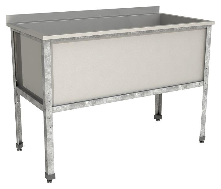 Ванна котломоечная сварная Restoinox ВМСК-1/14/8-Б-ЭЦ