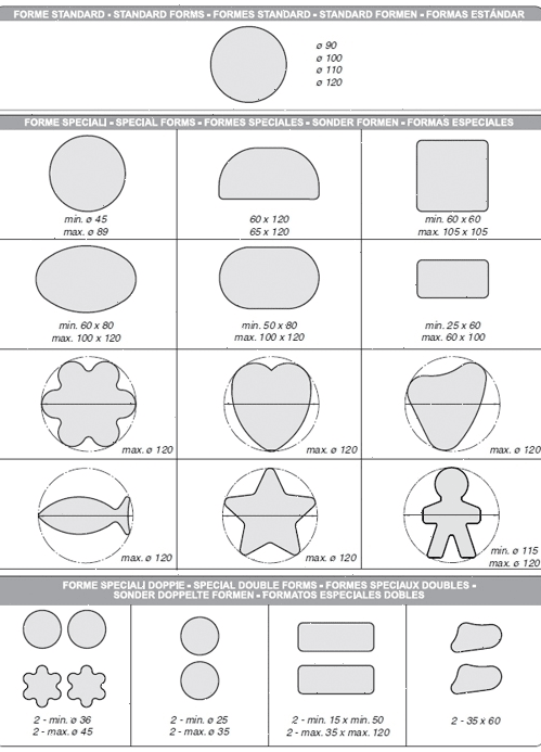 Барабан формующий La Minerva 2*25*65 мм, палочки