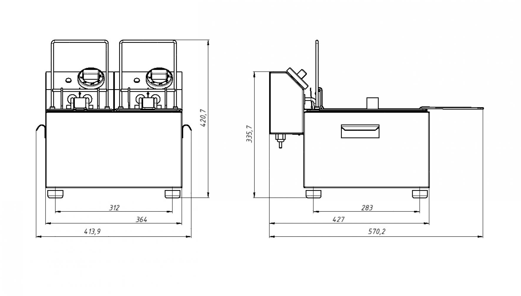 Фритюрница Grill Master Ф2ФрЭ (21602)