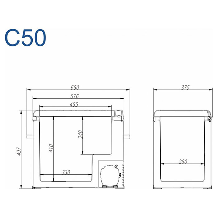 Холодильник автомобильный Alpicool C50
