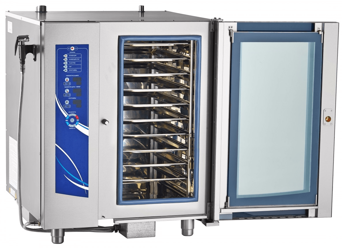 Пароконвектомат Abat ПКА 10-1/1ПМ2-01, автоматическая мойка (11000018918)