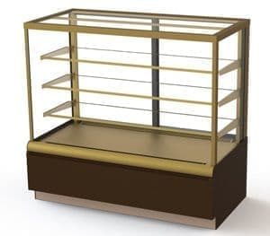 Витрина кондитерская Kayman K-ВК-900 Люкс Квадро Бронза