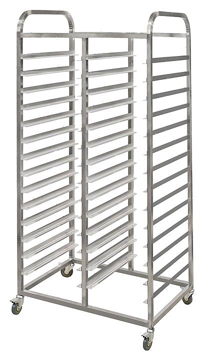 Тележка-шпилька для гастроемкостей Luxstahl ТШГ-14-2 нерж двойная