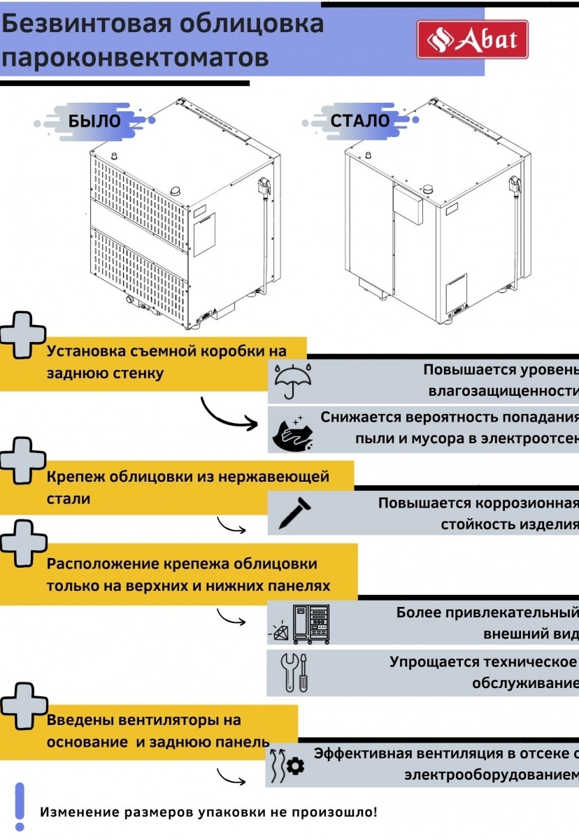 Пароконвектомат Abat ПКА 6-1/1ПМ2-01 (11000018943)