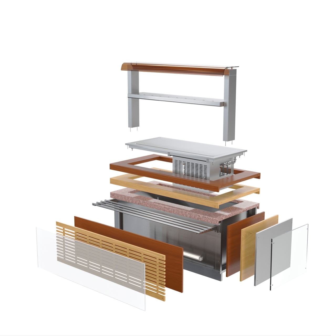 Поверхность охлаждаемая Atesy Регата ОП-900-1240-02