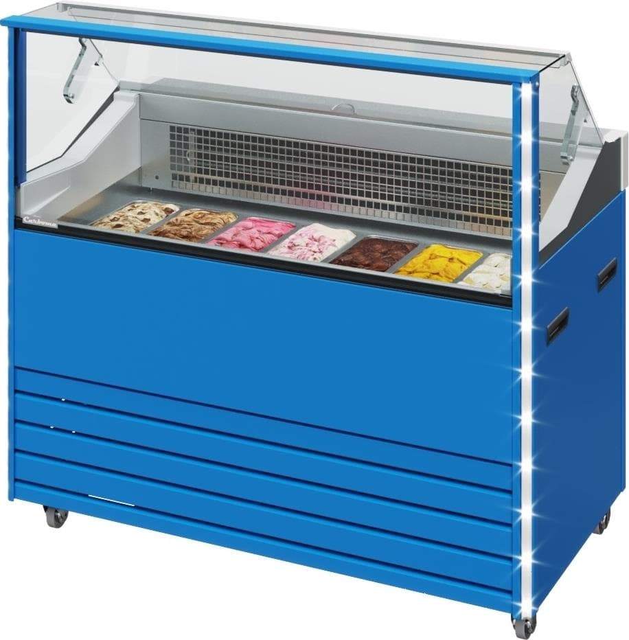 Витрина для мороженого Carboma IC72 SL 1,3-1 9003 индивид. брендирование