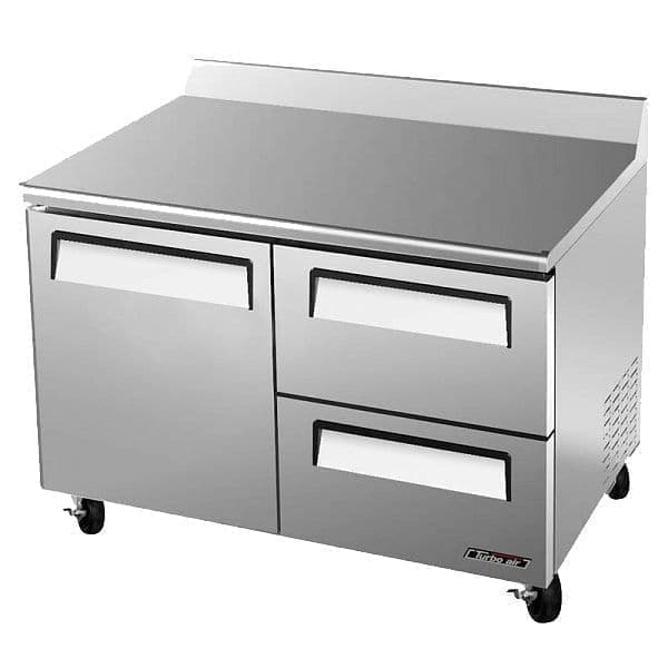 Стол холодильный Turbo Air CMWR-48-2D-2 с ящиками и бортом