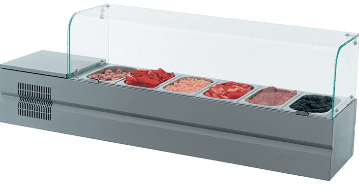 Витрина холодильная для ингредиентов Atesy Болонезе-6