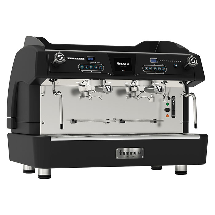 Кофемашина рожковая мультибойлерная Fiamma Compass 2 MB TC Black 2Gr автомат (2.0.007.0918)