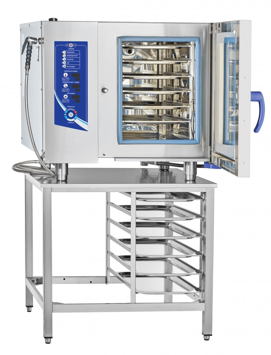 Пароконвектомат Abat ПКА 6-1/1ПМ2 (лицо нерж.) (11000035634)