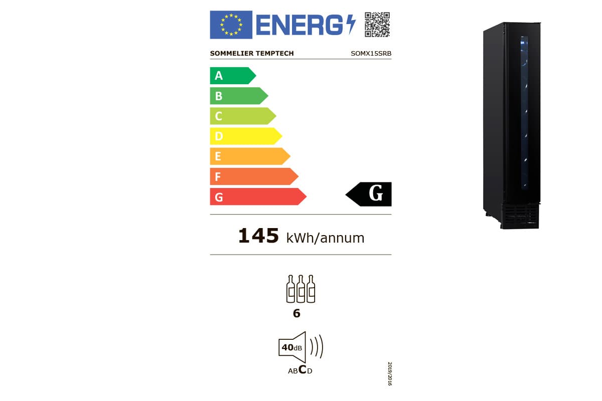 Шкаф винный Temptech SOMX15SRB