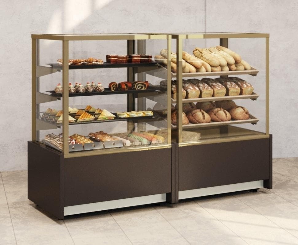 Витрина хлебная Carboma KC70 N 0,9-1 Cube 0102-0109