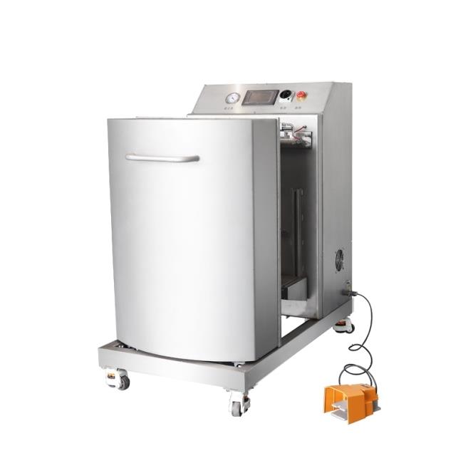 Вертикальный вакуумный упаковщик Hualian Machinery HVV-610F-1B