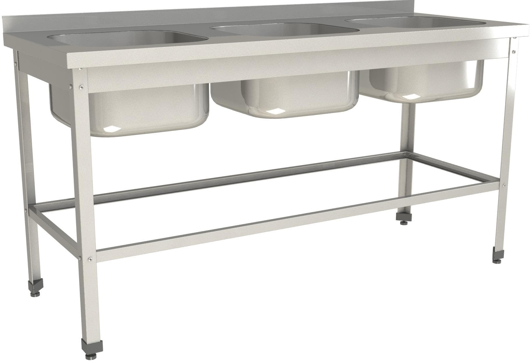 Ванна моечная цельнотянутая Restoinox ВМЦ-3/16/6-БО-ЭЦ