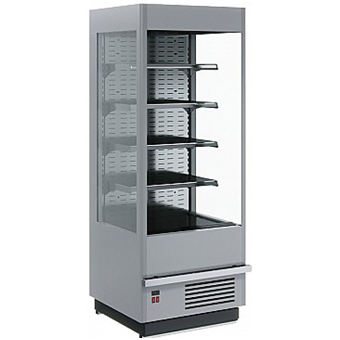 Горка холодильная Carboma FC 20-07 VM 0,7-2 9006-9005 (ночная шторка)