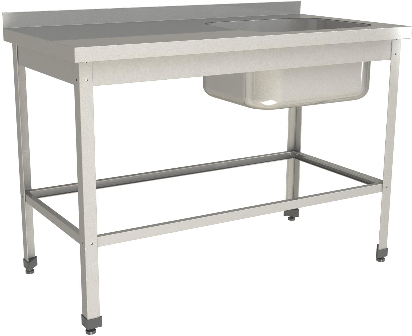 Стол с моечной ванной Restoinox ВМЦР/1-13/7-БПО-ЭЦ