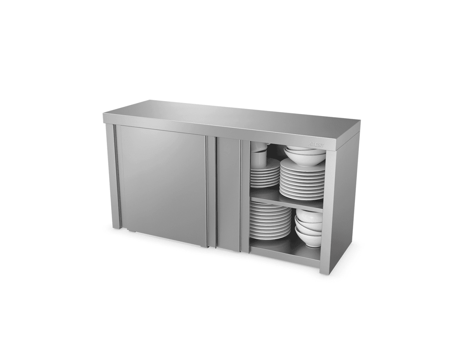 Полка кухонная закрытая Atesy ПЗК-С-1300.420.640-02-К (ПЗК-1300)