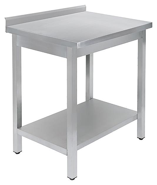 Стол производственный Luxstahl СПУ-5/7 со сплошной полкой нерж