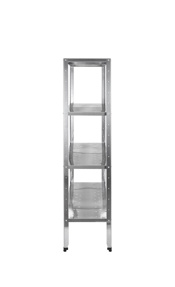 Стеллаж кухонный Luxstahl СРП-1800х1000х600 перфорированные полки