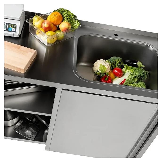 Стол с моечной ванной Кобор ВМЦЗР/1-120/70