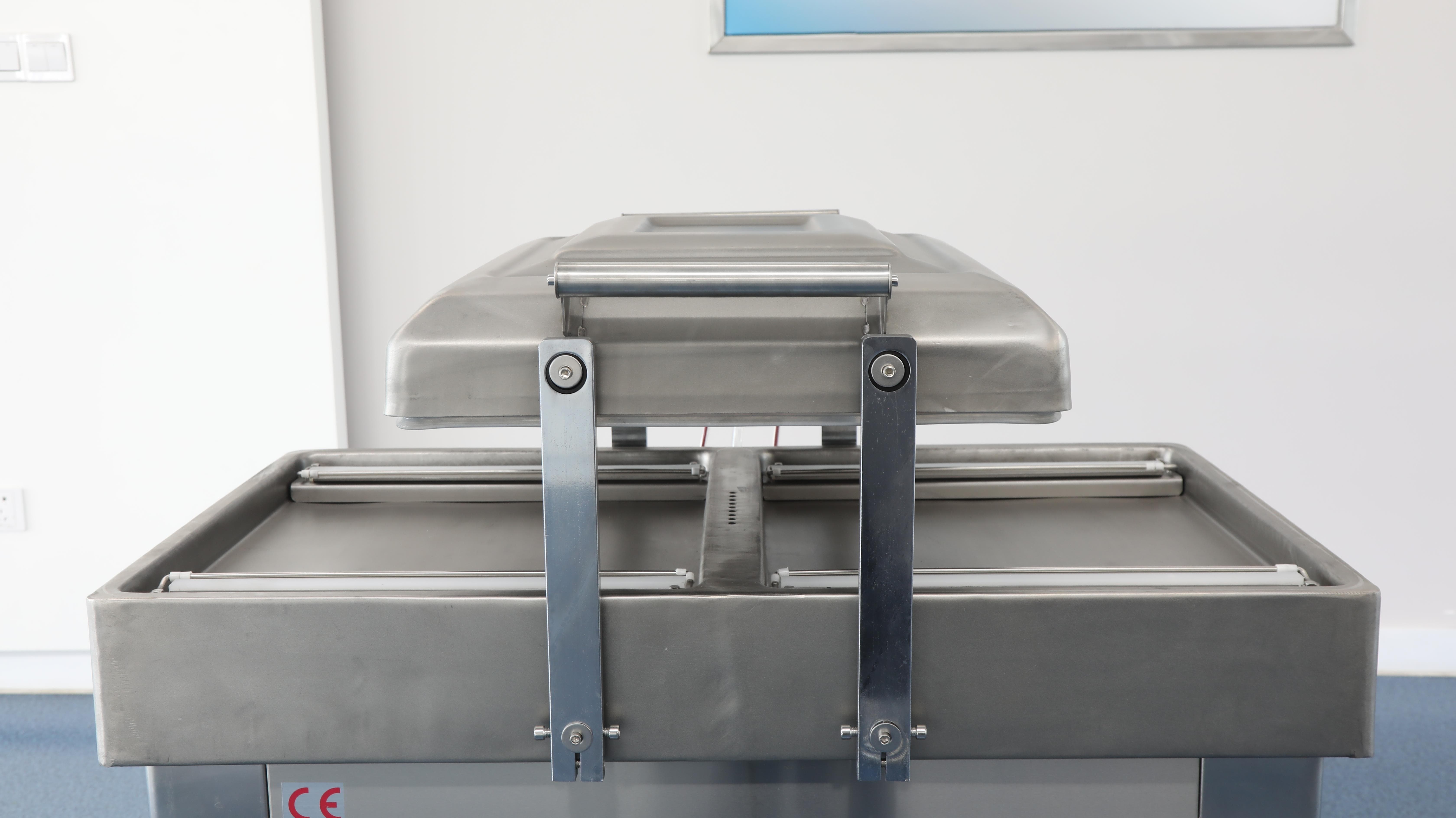 Напольная двухкамерная вакуум-упаковочная машина Hualian Machinery DZ-400/2SB SS нерж