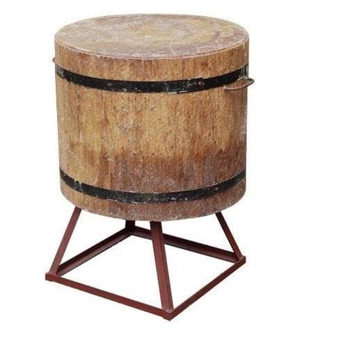 Колода разрубочная напольная дуб d=50-59см h=50см с подст.метал. h=30см Resto (Россия) | 1946