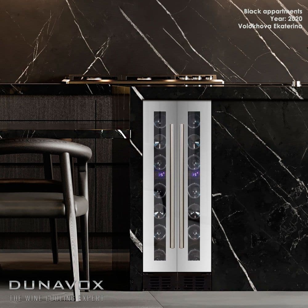 Шкаф винный Dunavox DX-7.20SSK/DP