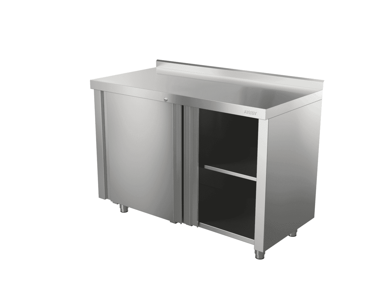 Стол-тумба с дверями Atesy СТ-С-1-1300.600-02-К (СТ-3/1300/600)