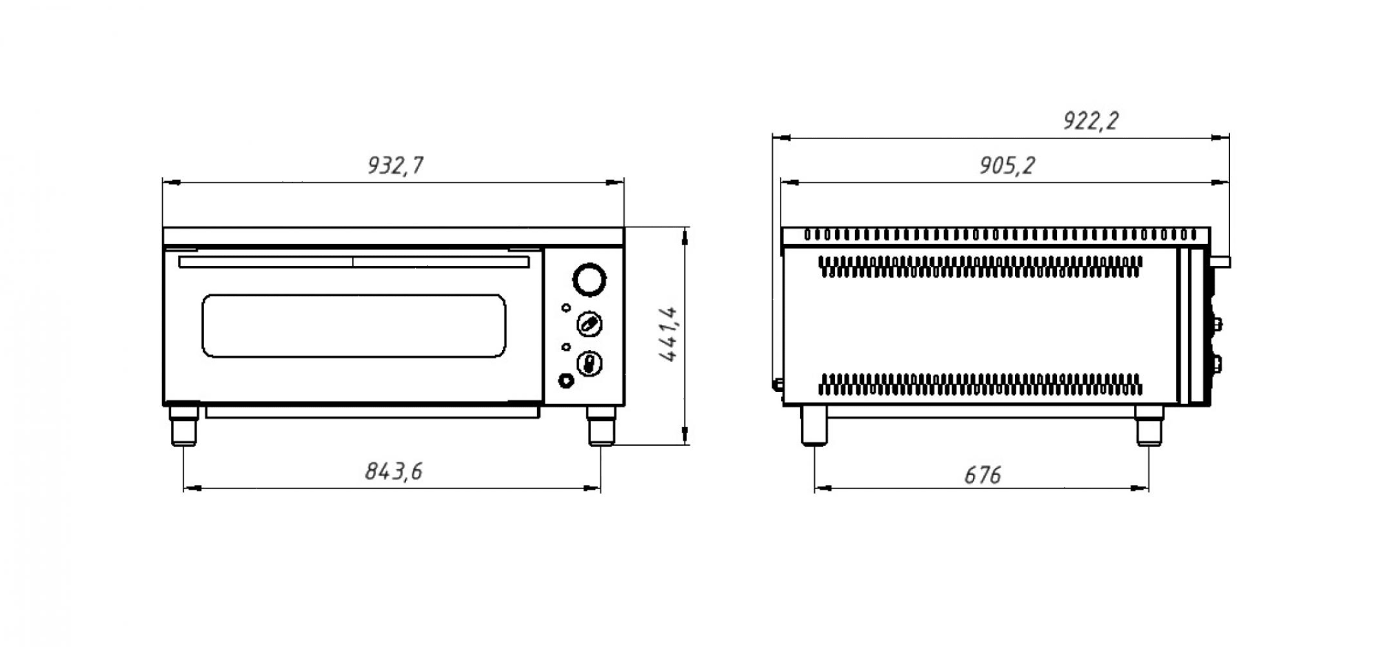 Печь для пиццы Grill Master ППЭ/1 22127