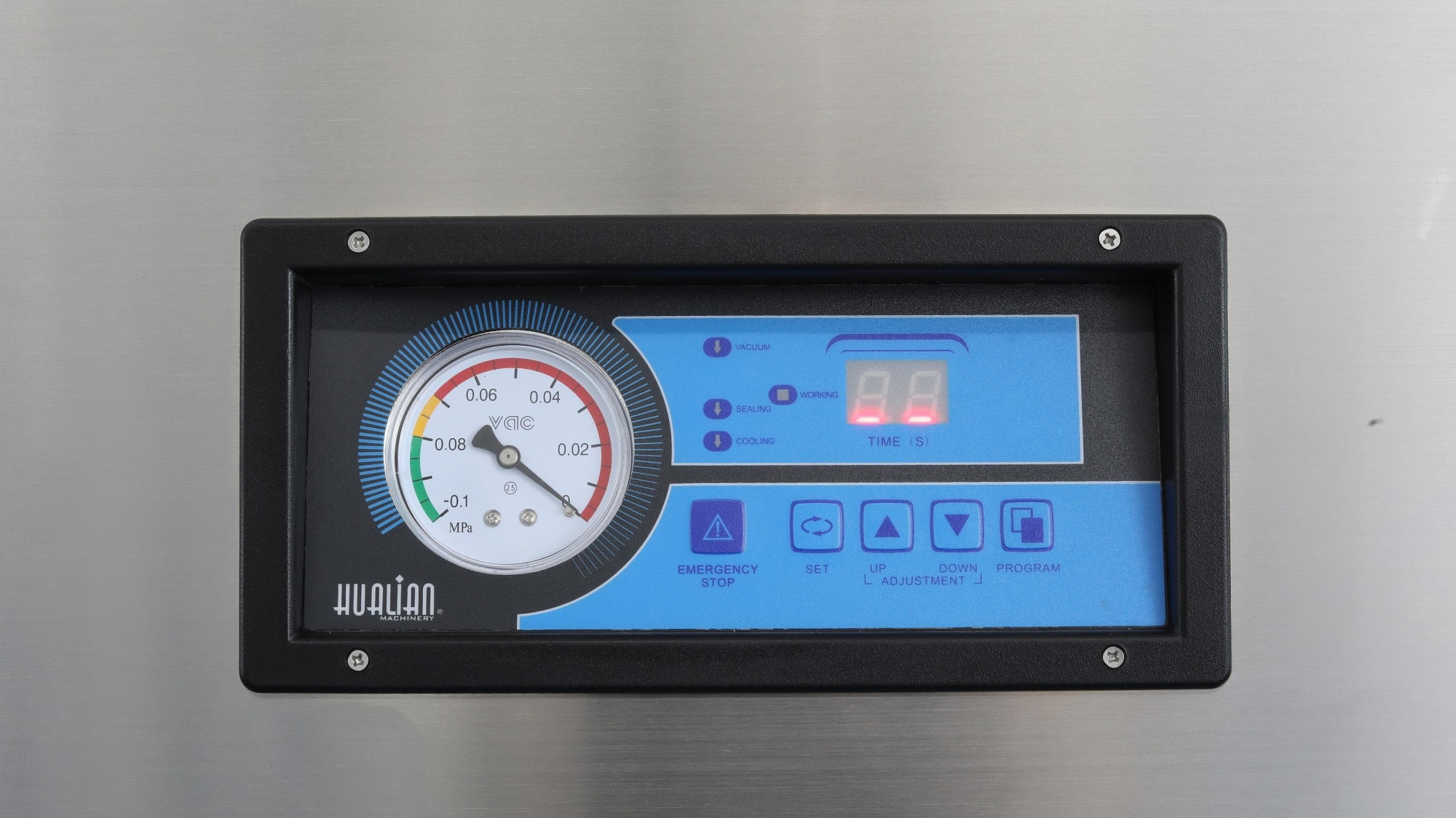 Настольный вакуумный упаковщик Hualian Machinery HVC-410T/2A-G нерж, газ