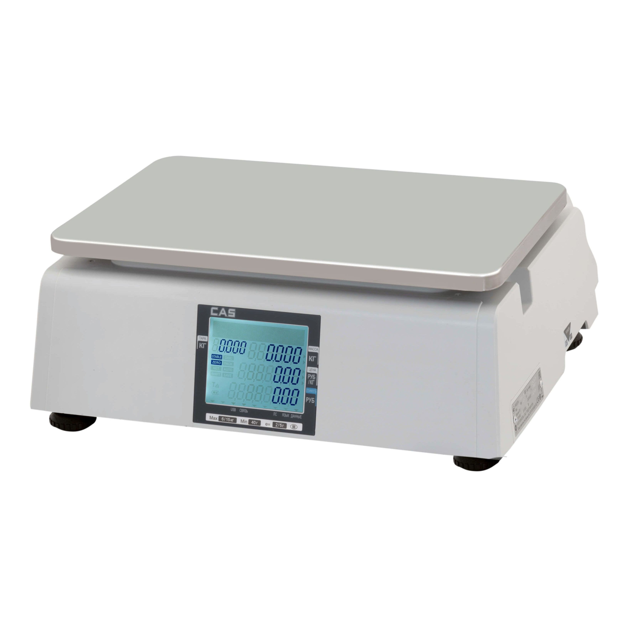 Весы торговые CAS CL3000J-15B TCP-IP