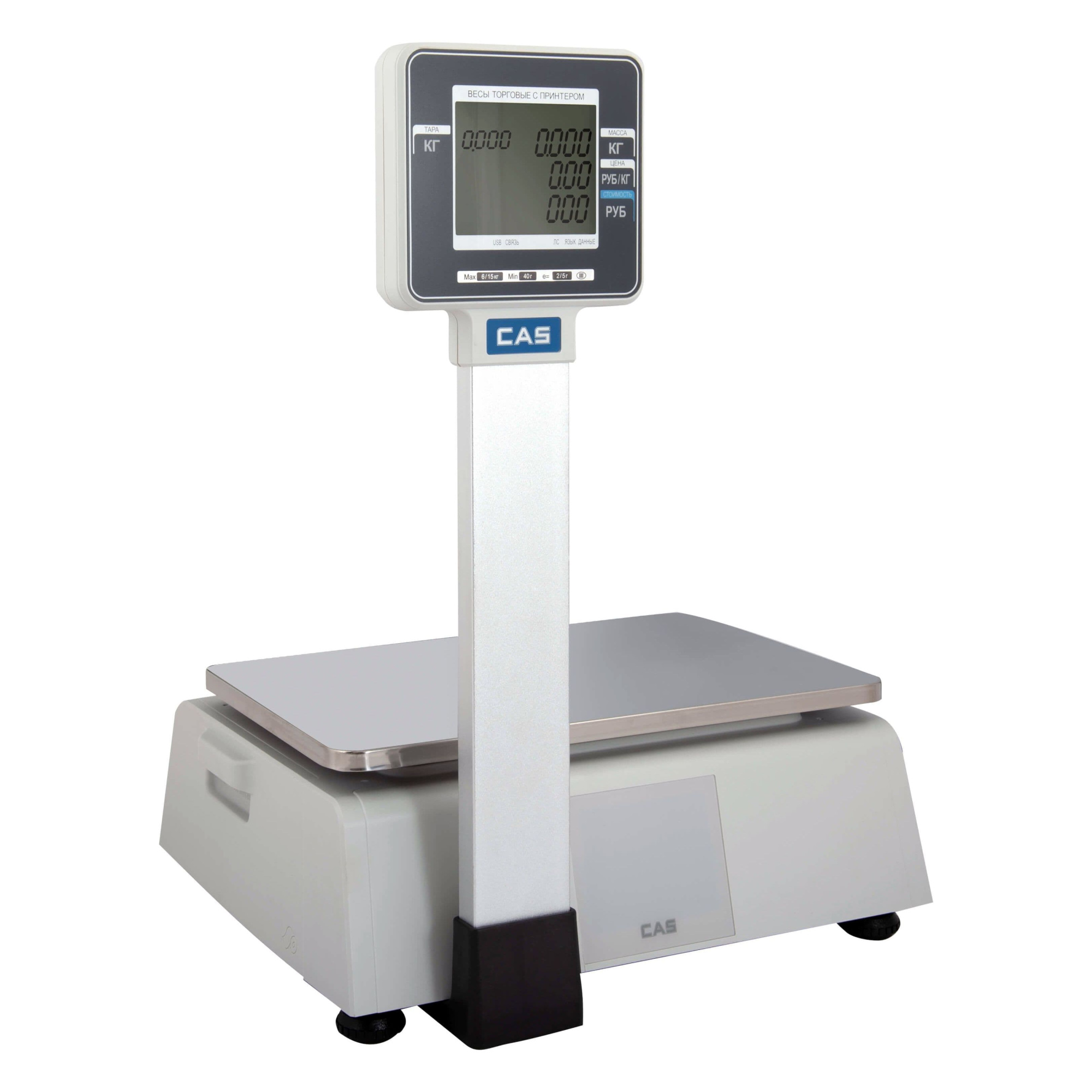 Весы торговые CAS CL3000J-15P TCP-IP