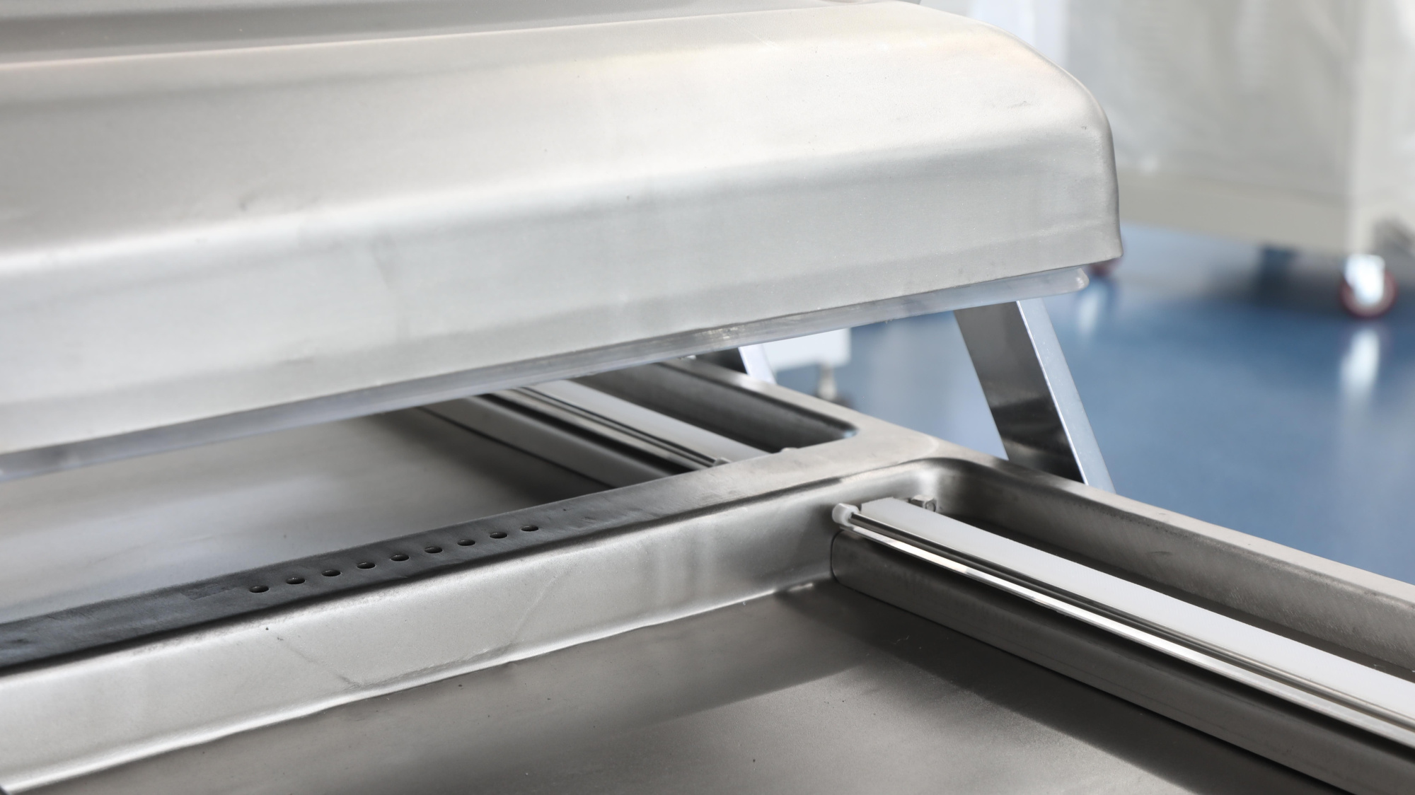 Напольная двухкамерная вакуум-упаковочная машина Hualian Machinery DZ-400/2SB SS нерж